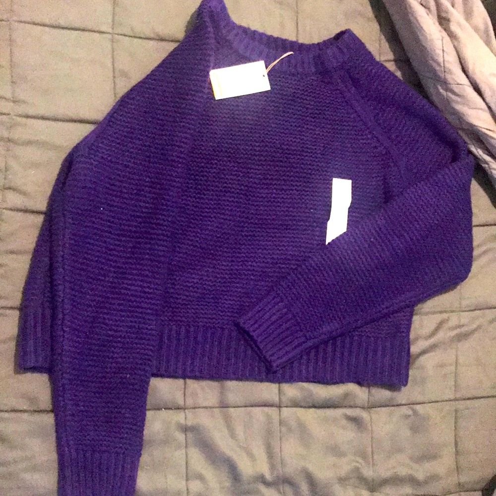 Chunky cropped sweater
